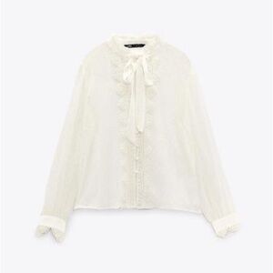 Zara Button Top